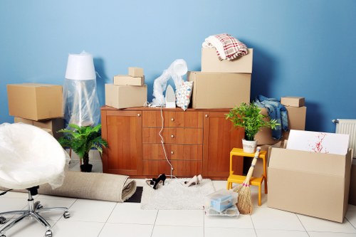 Removal team planning a home move in Hendon