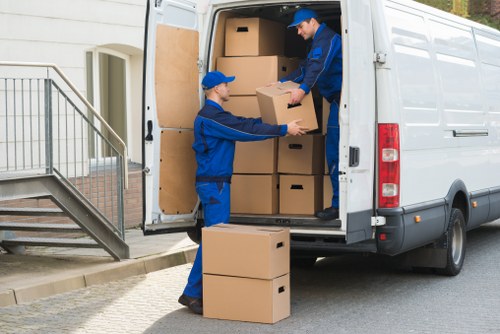 Removal team planning a home move in Hendon