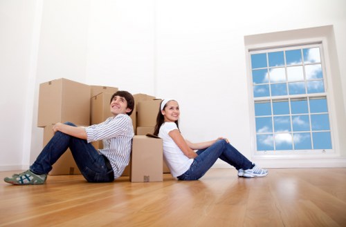 Careful moving and unloading service for local customers in Hendon