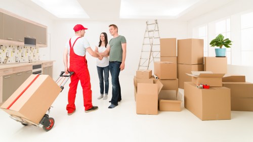 Careful packing and furniture handling for a local house move