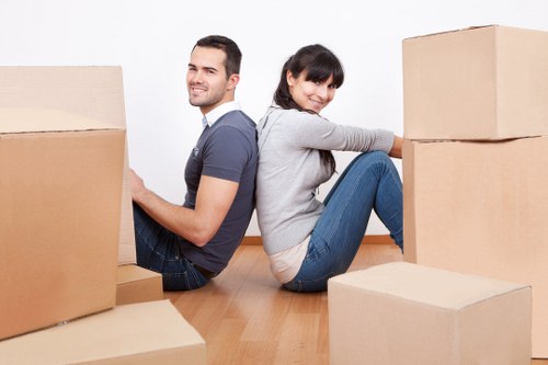 Local team collecting bulky furniture from a Hendon property
